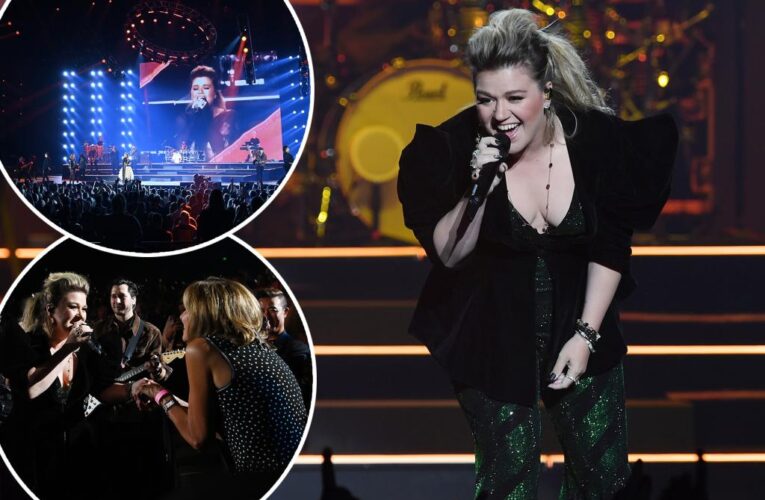 Kelly Clarkson has X-rated reaction to female fan’s flirty sign