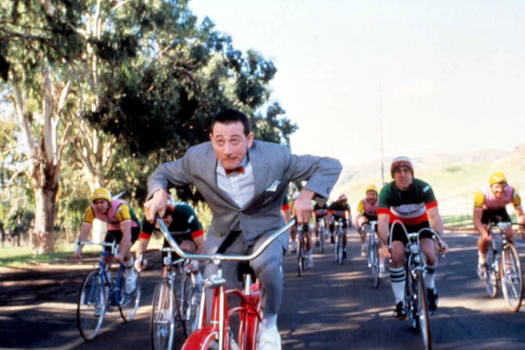 A scene from Pee Wee's Big Adventure