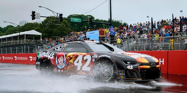 Noah Gragson in water