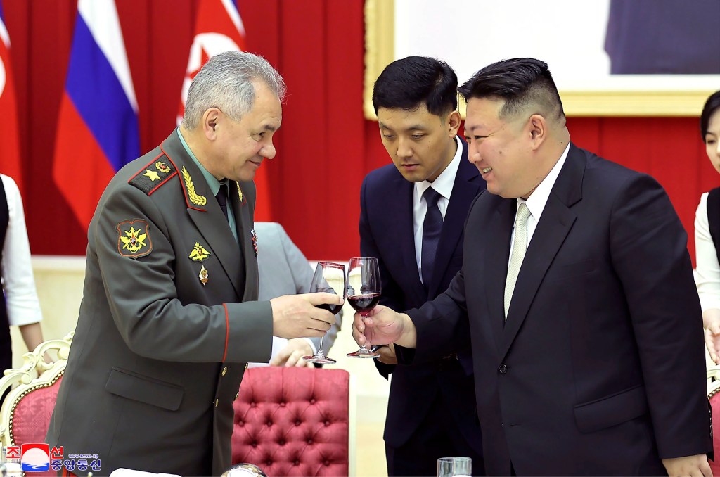 The parade followed meetings between Kim and Shoigu in Pyongyang this week that demonstrated North Korea’s support for Russia’s invasion of Ukraine and added to suspicions the North was willing to supply arms to Russia.