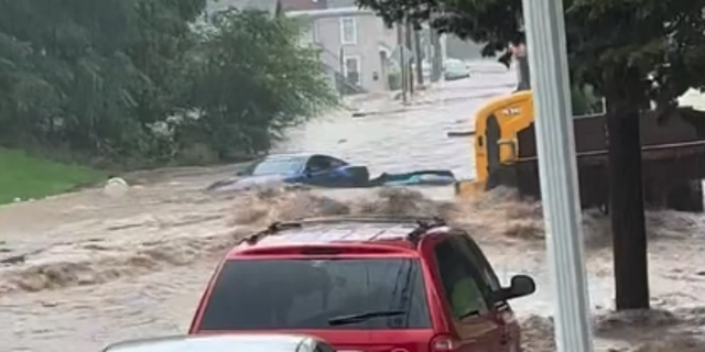 Pennsylvania flooding outside of Philadelphia