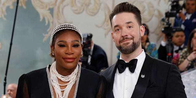 Serena Williams and Alexis Ohanian