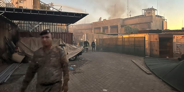 Fire at Swedish embassy in Baghdad, Iraq