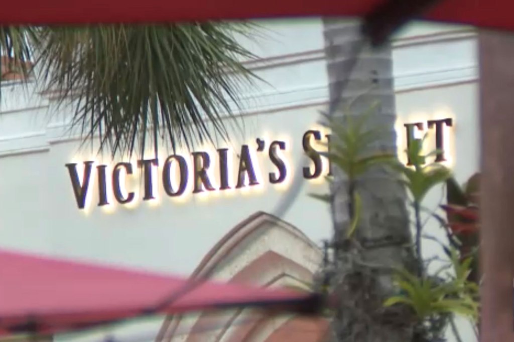 The Victoria's Secret store where Young took the young girl hostage by knifepoint.