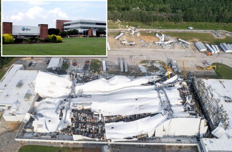 Tornado damaged North Carolina Pfizer plant will create long drug shortages