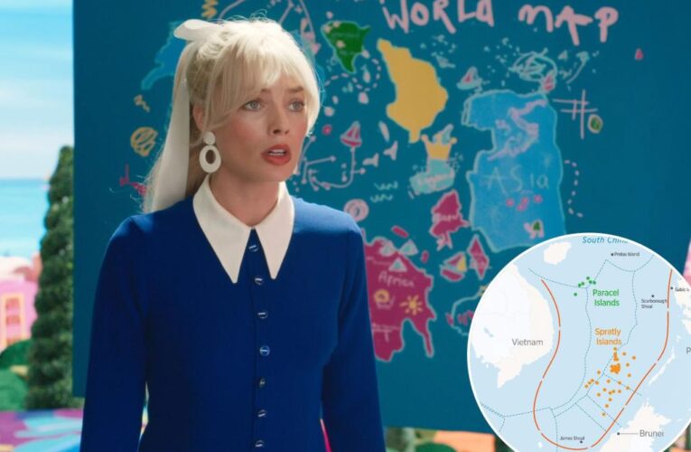 ‘Barbie’ map controversy slapped down by Warner Bros.: ‘Child-like crayon drawing’