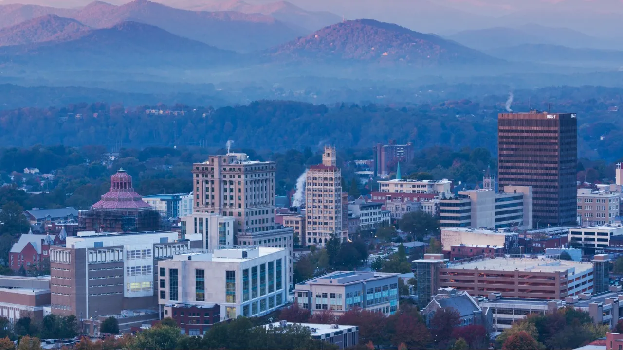 Asheville, North Carolina skyline