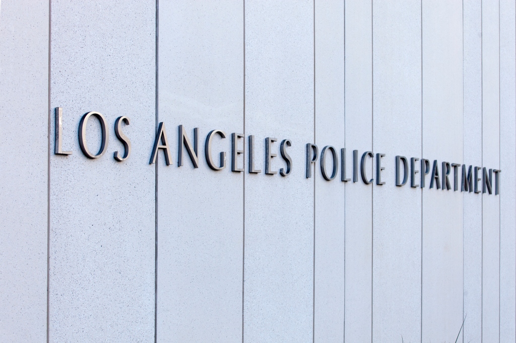 LAPD sign