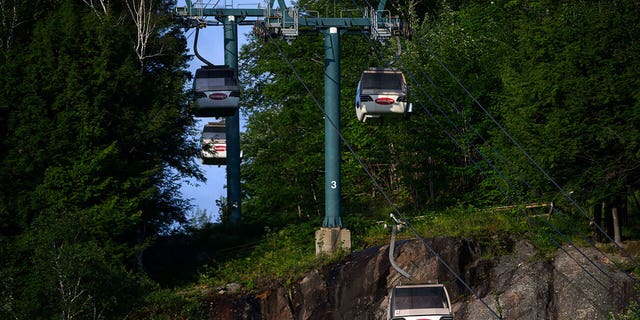 Photo of gondolas at Mont-Tremblant resort