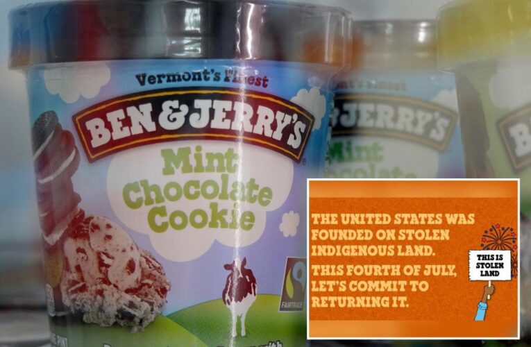 Ben & Jerry’s claims ‘US exists on stolen Indigenous land,’ on July 4th, outcry ensues