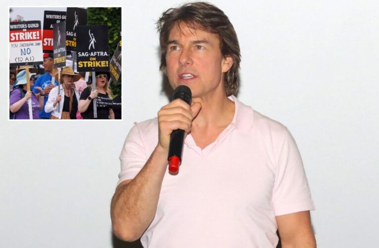 Tom Cruise backs striking actors in surprise appearance during Zoom call