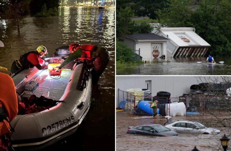 Nova Scotia historic rain, floods province, four people missing