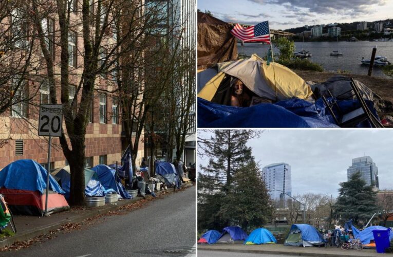 Portland homeless camps remain despite tent ban