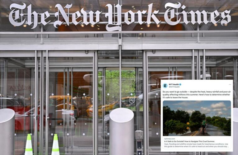 New York Times torched for ‘fear mongering’ article about the ‘perils’ of summer weather