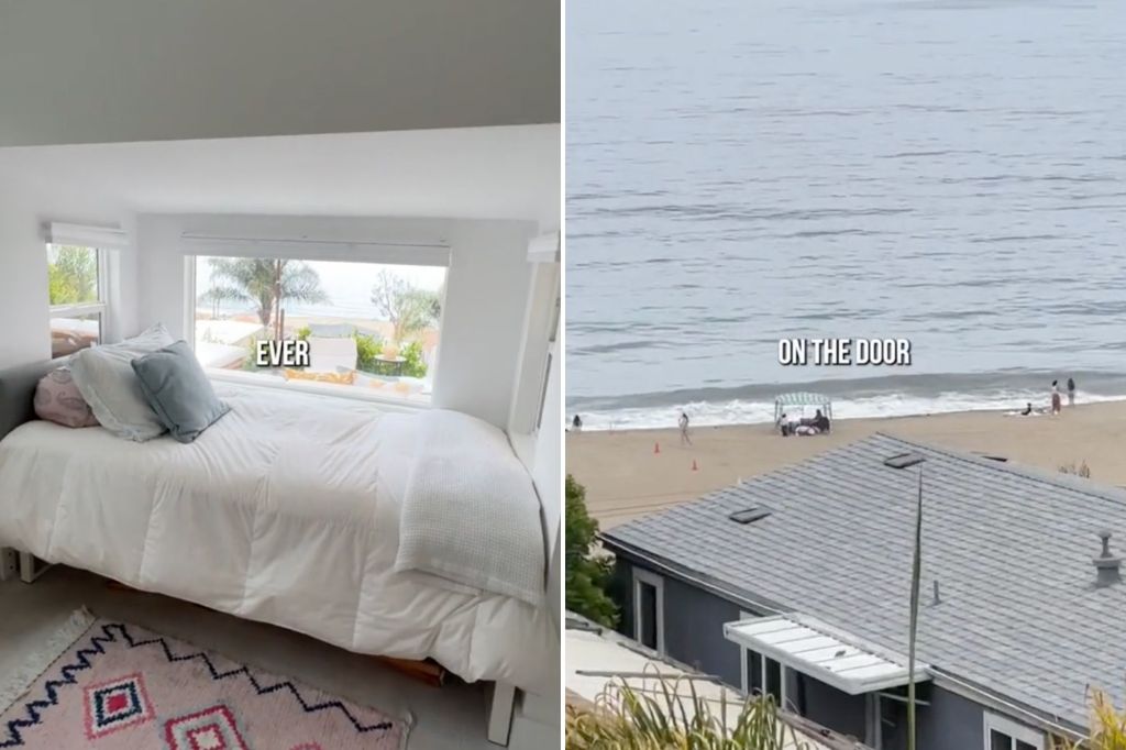 The third and smallest bedroom boasts oceanfront views. 