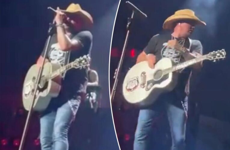 Jason Aldean suffers from heat stroke in Hartford, runs off stage mid-performance