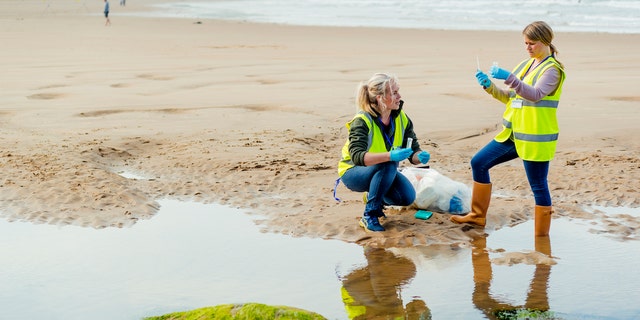 Researchers testing water