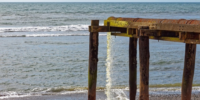 Runoff into ocean