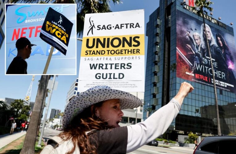 Hollywood actors poised to strike, joining writers on picket lines