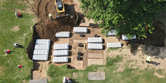 Tulsa excavation site