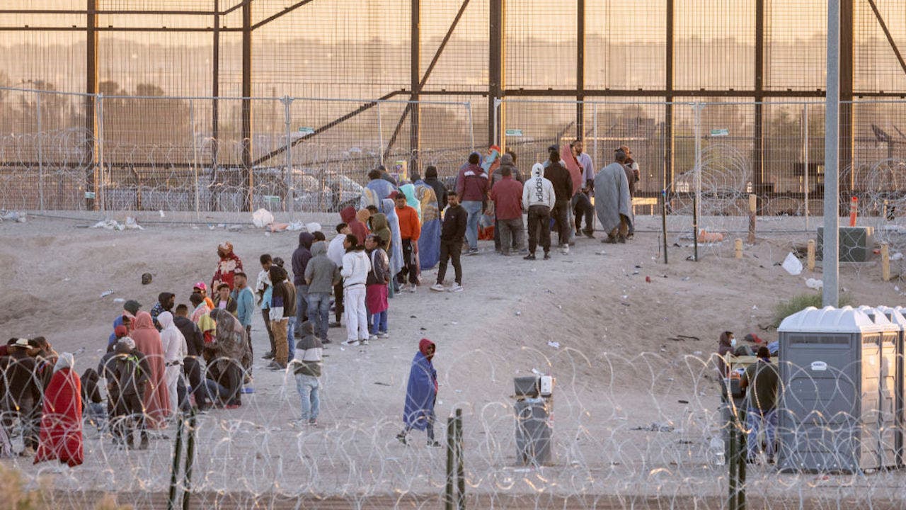 US Mexico border