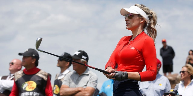 Paige Spiranac at 2019 tournament