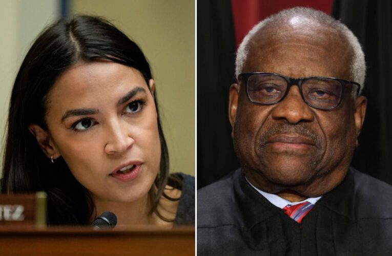 AOC demands DOJ target Clarence Thomas over relationship with Republican mega-donor