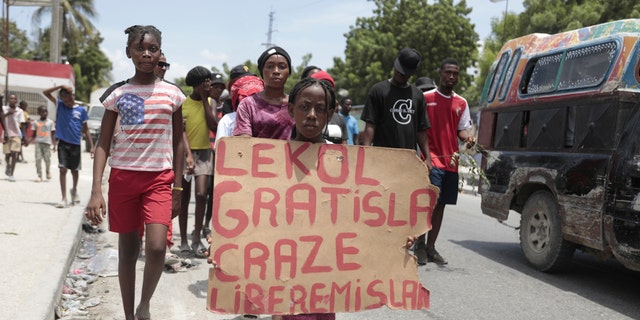 Dorsainvil protest