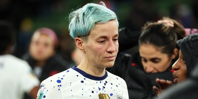 Megan Rapinoe sad