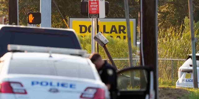 police outside Dollar General