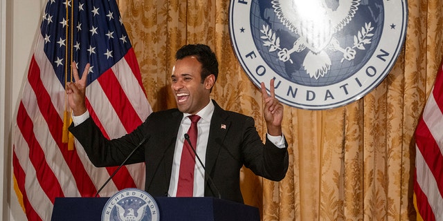 Ramaswamy at the Nixon Library