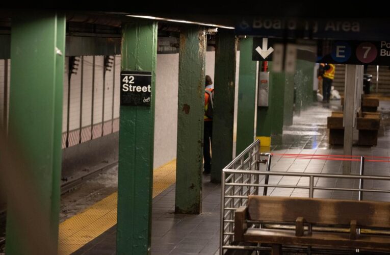 Water main break near Times Square halts subway service, closes streets