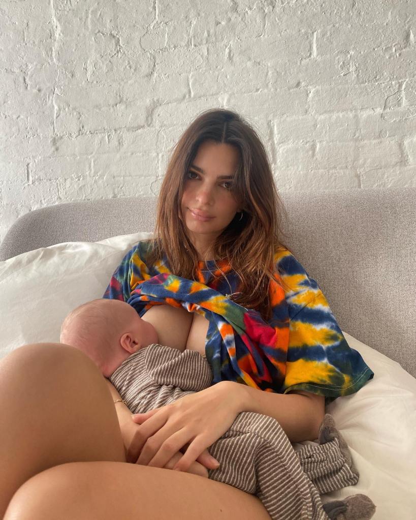 Emily Ratajkowski has one son with her estranged husband Sebastian Bear-McClard. 