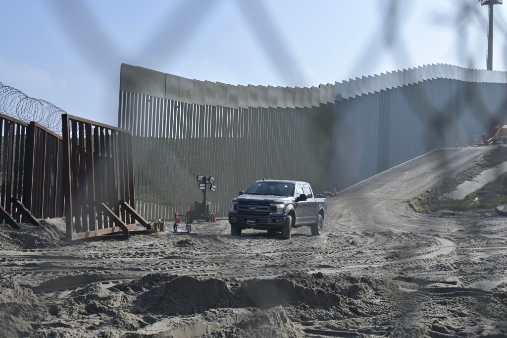 Construction on a new portion of the border wall was completed on August 7, 2023 at the Playas de Tijuana beach boarder in California.