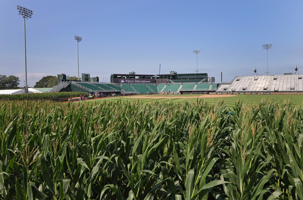 The "Field of Dreams" field in Dyersville, Iowa, is based off of the iconic Kevin Costner movie of the same name.