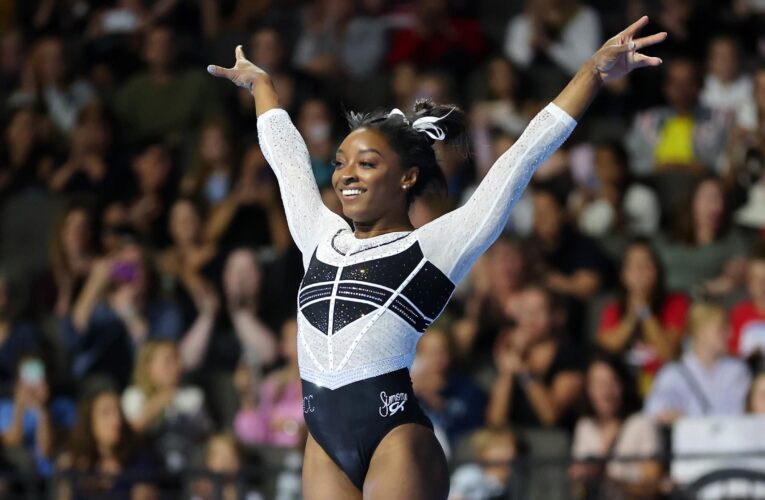 Simone Biles wins US Classic on return to gymnastics after two-year mental health break