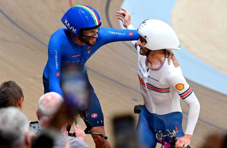 Filippo Ganna denies Dan Bigham individual pursuit gold at Cycling World Championships with stunning final lap