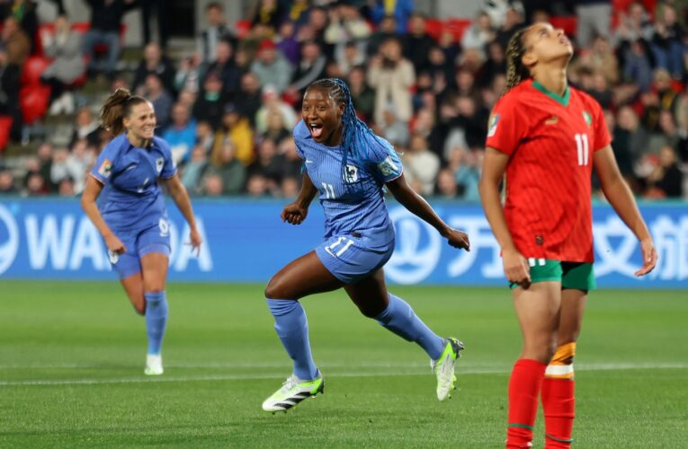 France thump Morocco to set up blockbuster Australia quarter-final at Women’s World Cup