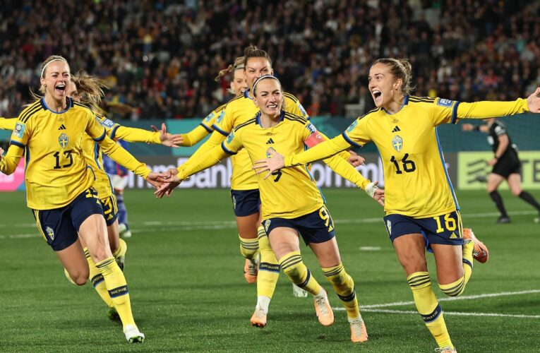 Japan 1-2 Sweden: Amanda Ilestedt on target as Swedes set up last-four clash with Spain at Women’s World Cup