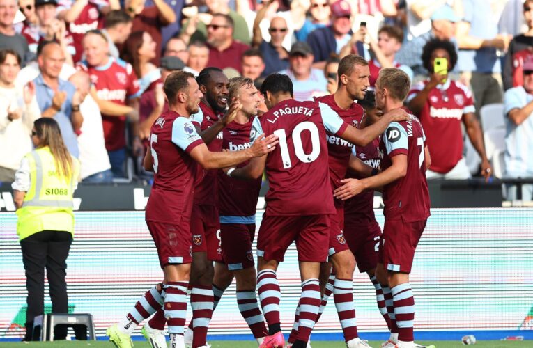 West Ham 3-1 Chelsea – Michail Antonio scores stunner as 10-man Hammers beat rivals in entertaining London derby