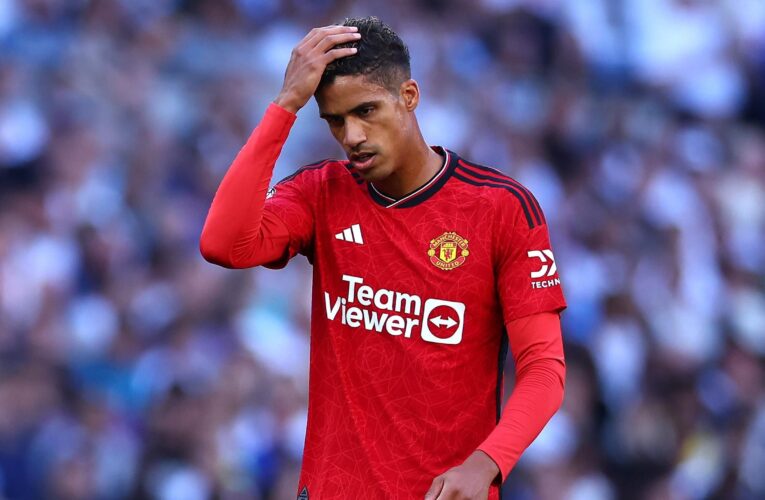 Varane ruled out for 'few weeks' with injury ahead of Man Utd's trip to Arsenal