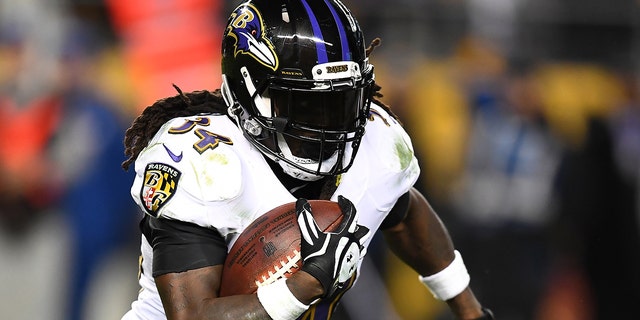 Alex Collins in 2017