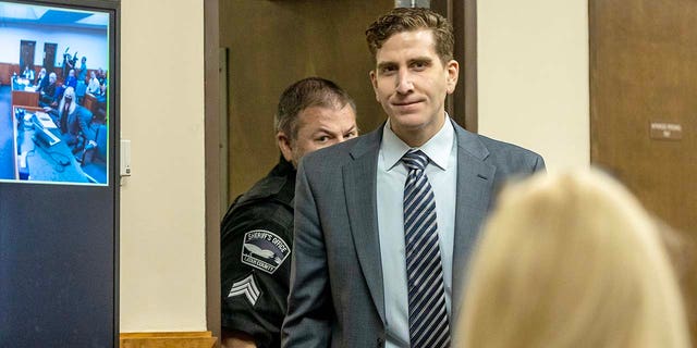 Bryan Kohberger looks on while in the courtroom