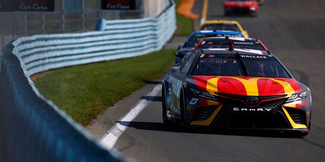 Bubba Wallace drives at Watkins Glen