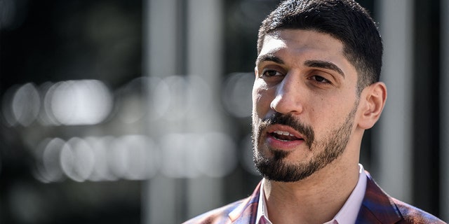 Enes Kanter at the UN