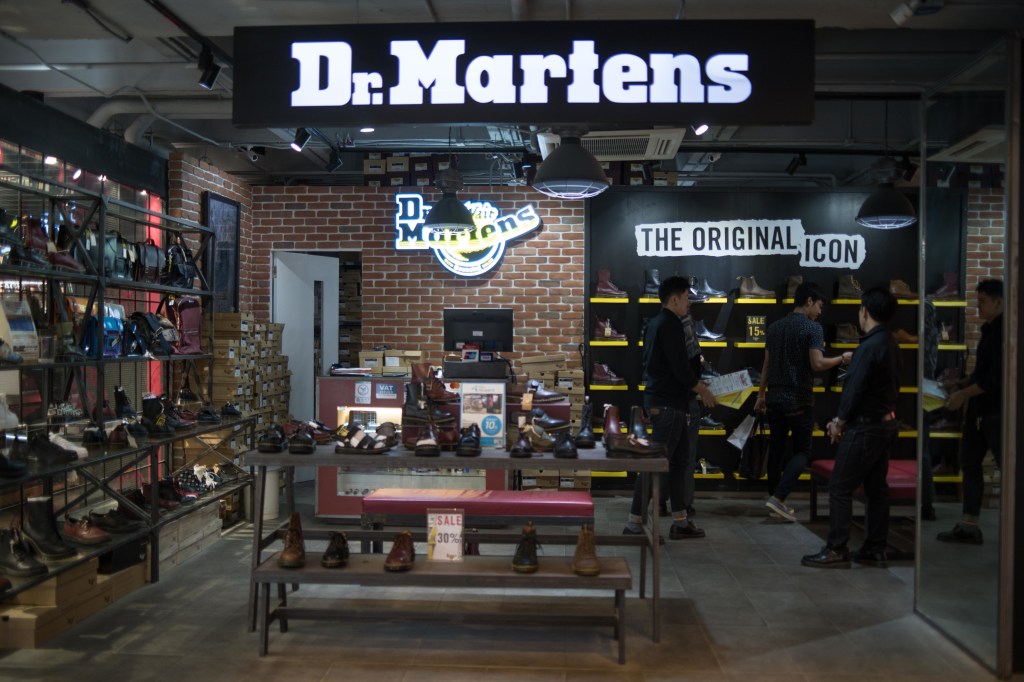 The shoe is not available in stores, though Dr. Martens advertised a free giveaway of the pair from its USA Instagram account. 