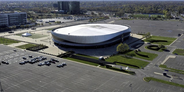Nassau Coliseum aerial view