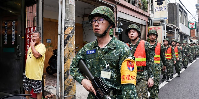 Taiwan military drills