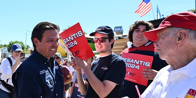 DeSantis at Iowa State Fair 