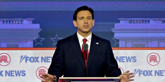 DeSantis during first GOP debate